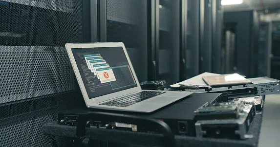 Hard drive prepared for data destruction