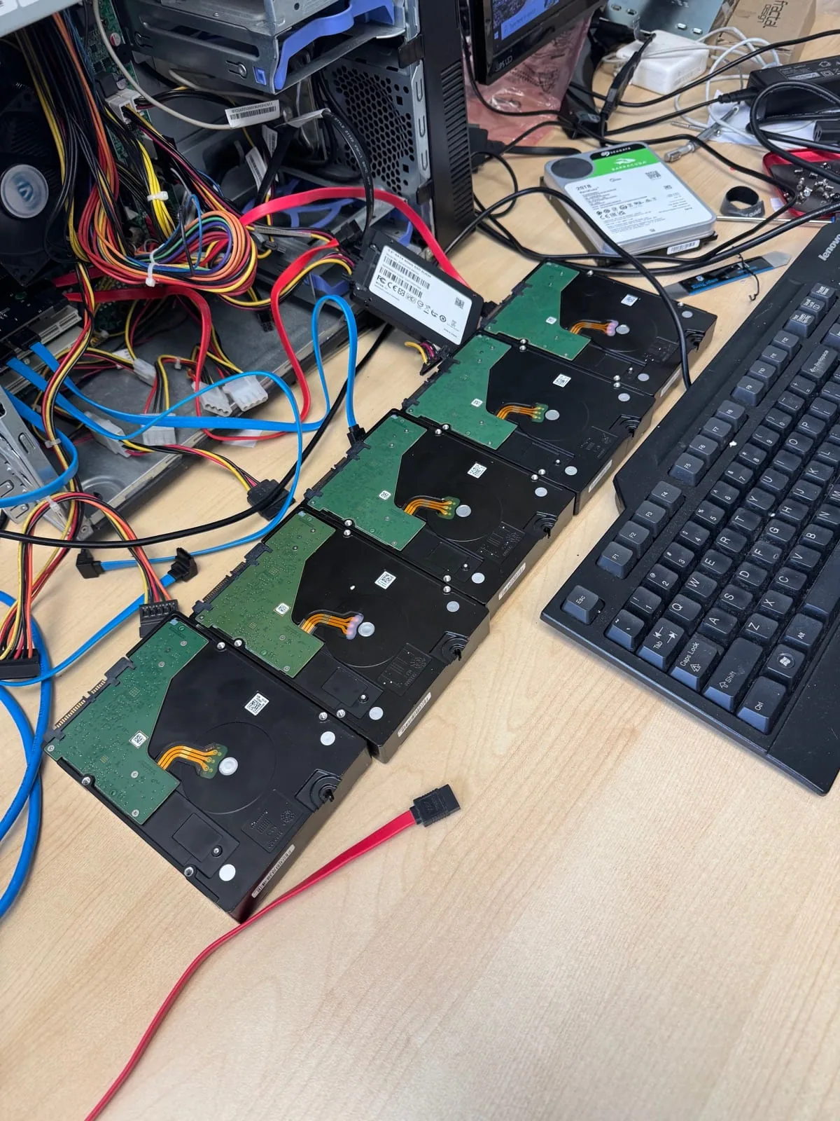 Controlled RAID drive imaging